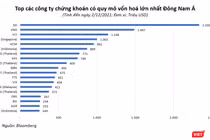 Trong số 20 CTCK vốn hoá lớn nhất Đông Nam Á, quá nửa đến từ Việt Nam 