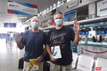 Hai bệnh nhân mắc COVID-19 thứ 22 và 23 tại sân bay Đà Nẵng trong hành trình đến TP HCM để về nước