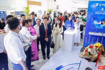 Không gian trưng bày tại Ngày hội Khởi nghiệp đổi mới sáng tạo TP Đà Nẵng - SURF 2022.