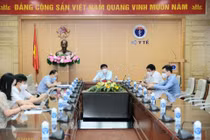 Bộ trưởng Bộ Y tế Nguyễn Thanh Long chủ trì cuộc họp (Ảnh - Trần Minh) 