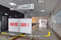 Khu vực cách ly tại Bệnh viện Bệnh Nhiệt đới Trung ương (Ảnh - Minh Thuý) 