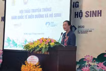 PGS. TS. Nguyễn Thanh Bình - Chủ tịch Công đoàn Y tế Việt Nam. Ảnh: Minh Thúy 