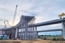 Một góc hạ tầng giao thông kết nối Cảng biển Liên Chiểu (TP Đà Nẵng) với đường cao tốc