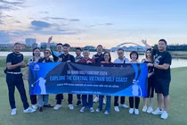 Đoàn Famtrip là 20 đại diện của các công ty lữ hành du lịch golf quốc tế khảo sát, trải nghiệm dịch vụ golf tại Đà Nẵng, Quảng Nam.