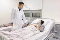 Bệnh nhân đang hồi phục rất tốt sau ca phẫu thuật hy hữu (Ảnh: BVCC) 