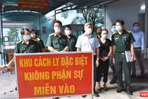 Khu vực cách ly tại BV Quân Y 175 TP.HCM (Ảnh: BYT) 