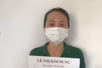 Đối tượng Lê Thị Kim Dung bị khởi tố vì tổ chức tiêm vaccine COVID-19 trái phép. Ảnh CAHS cung cấp