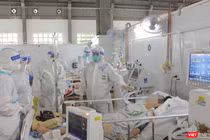 Các bác sĩ sau khoá học sẽ luân phiên đến các bệnh viện dã chiến tầng 3 (Hình ảnh tại BV dã chiến 3 tầng số 16) 