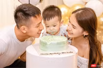 Gia đình nhỏ của tiền vệ Đỗ Hùng Dũng