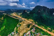 Hình hài đường liên kết vùng Hòa Bình - Hà Nội, cao tốc Sơn La sau hơn 1 năm thi công