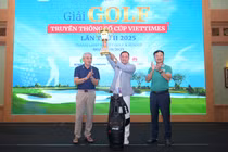 Những cú swing đẹp mắt tại Giải golf Truyền thông số Cup VietTimes 2025