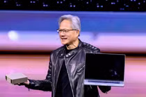 CEO của Nvidia Jensen Huang giới thiệu các sản phẩm mới trong phiên họp quan trọng tại GTC ở San Jose, California. Ảnh: SCMP.