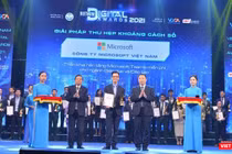 Microsoft Việt Nam vinh dự nhận giải thưởng Chuyển đổi số Việt Nam năm 2021