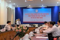GS.TS. Tạ Thành Văn – Hiệu trưởng Trường Đại học Y Hà Nội - đánh giá cao sự hợp tác Viện - Trường trong đào tạo.