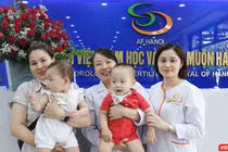 Những em bé chào đời từ các phương pháp hỗ trợ sinh sản tại Bệnh viện Nam học và Hiếm muộn Hà Nội