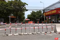 Một khu vực phong toả y tế tại phường An Hải Bắc, quận Sơn Trà, TP Đà Nẵng