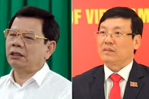 Chủ tịch tỉnh Quảng Ngãi Đặng Văn Minh và Chủ tịch tỉnh Vĩnh Phúc Lê Duy Thành