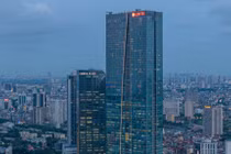 Tòa nhà Lotte ở quận Ba Đình, Hà Nội - nơi xảy ra vụ việc.