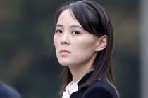 Bà Kim Yo-jong - em gái nhà lãnh đạo Kim Jong-un. thành viên trẻ nhất của Hội đồng Nhà nước Triều Tiên (Ảnh: BBC).