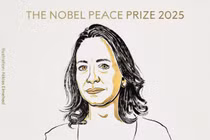 María Corina Machado, nữ chính trị gia Venezuela, chủ nhân Giải Nobel Hòa bình 2025. Ảnh: Dotdotnews 