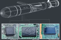 Một số loại chip của Mỹ có trong tên lửa hành trình Klub-M của Nga (Ảnh: RUSI)