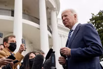 Ông Biden hôm 17/2 tuyên bố trước các nhà báo ở Nhà Trắng Nga sẽ tấn công Ukraine trong vài ngày tới (Ảnh: AP).