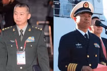 Vưu Hải Đào (trái) và Lý Bằng Trình, 2 tướng Trung Quốc vừa bị thông báo "ngã ngựa". Ảnh: Zaobao.