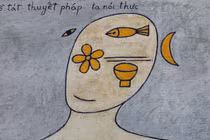 Thơ Thiền của Tuệ Trung Thượng Sỹ (Ảnh: Gallery39a Lý Quốc Sư cung cấp) 