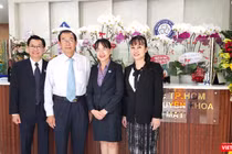 Khai trương phòng khám chuyên khoa Răng Hàm Mặt tại ĐH Y Dược TP.HCM sáng 30/10 (Ảnh: Hoà Bình)