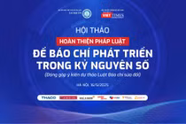 Hội thảo “Hoàn thiện pháp luật để Báo chí phát triển trong kỷ nguyên số” là diễn đàn trao đổi, đóng góp ý kiến xây dựng và hoàn thiện hệ thống pháp luật, tạo hành lang pháp lý cho báo chí phát triển bền vững trong kỷ nguyên số.