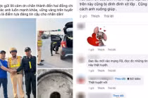 Cảnh sát giúp tài xế gặp sự cố trên cao tốc, dân mạng thả nghìn lượt yêu thích