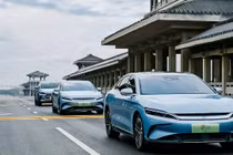 Nguyên mẫu xe Han của công ty BYD Trung Quốc. 