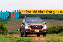 Top 10 ô tô bán chạy nhất tháng 5/2024