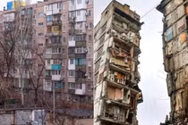 Hình ảnh cho thấy Nga đã biến Mariupol từ một thành phố cảng công nghiệp thành đống đổ nát (Ảnh: Business Insider)