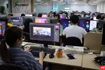 Khu vực studio sản xuất thim hoạt hình Wolfoo tại Sconnect.