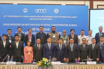 Các đại biểu dự hội thảo “Asean chuyển đổi số báo chí kiến tạo tri thức số” 
