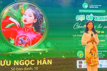 Thí sinh tại cuộc thi Tìm kiếm gương mặt “Đại sứ Xanh”