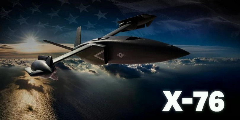 Hình ảnh mẫu X-76 do máy tính tạo ra. Ảnh: QQnews.