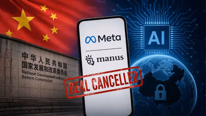 Thương vụ Meta mua Manus giá 2 tỷ USD đã bị cơ quan quản lý nhà nước Trung Quốc hủy bỏ. Ảnh: Digit.