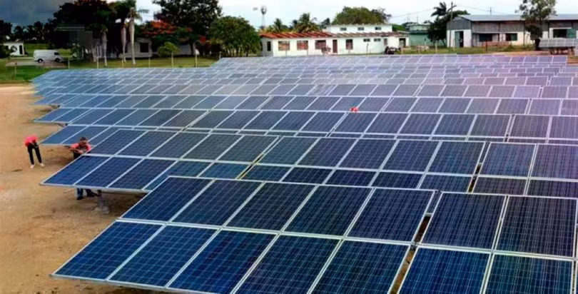 Trung Quốc có kế hoạch xây dựng 90 công viên điện mặt trời tại Cuba. Ảnh: Guancha.