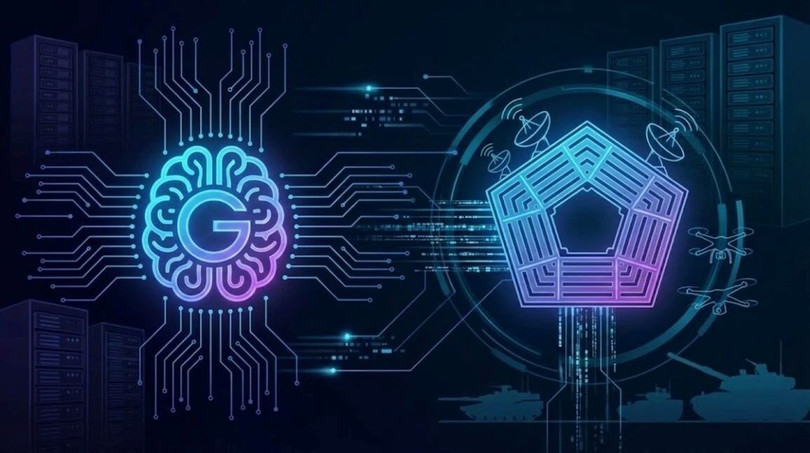 Sau 7 năm, Google đã quay xe, hợp tác với Lầu Năm Góc phát triển nền tảng GenAI.mil. Ảnh: AH.