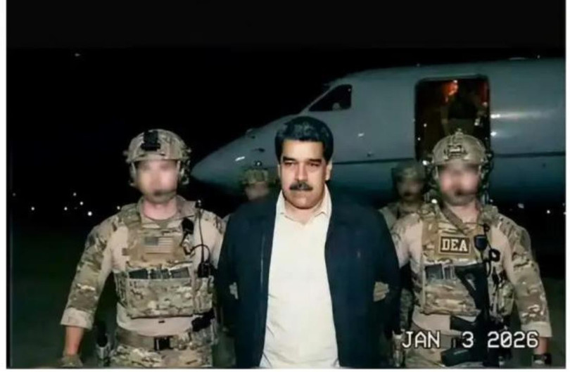 Sự kiện Tổng thống Venezuela Maduro bị quân đội Mỹ tập kích vào thủ đô Caracas bắt giữ khiến Trung Quốc phản ứng mạnh mẽ. Ảnh: Sohu.