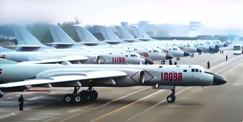 Năng lực tấn công tầm xa của Không quân Trung Quốc hiện vẫn do máy bay ném bom H-6 đảm nhiệm. Ảnh: Baidu.