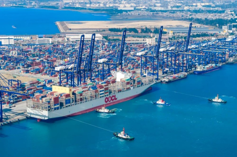 Cảng Dương Phố ngày đầu "phong quan" lượng tàu cập cảng đã tăng mạnh. Ảnh: Sina.