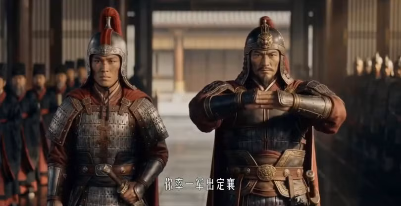 Bộ phim truyện AI "Hoắc Khứ Bệnh" đang gây bão ở Trung Quốc. Ảnh: HK01.