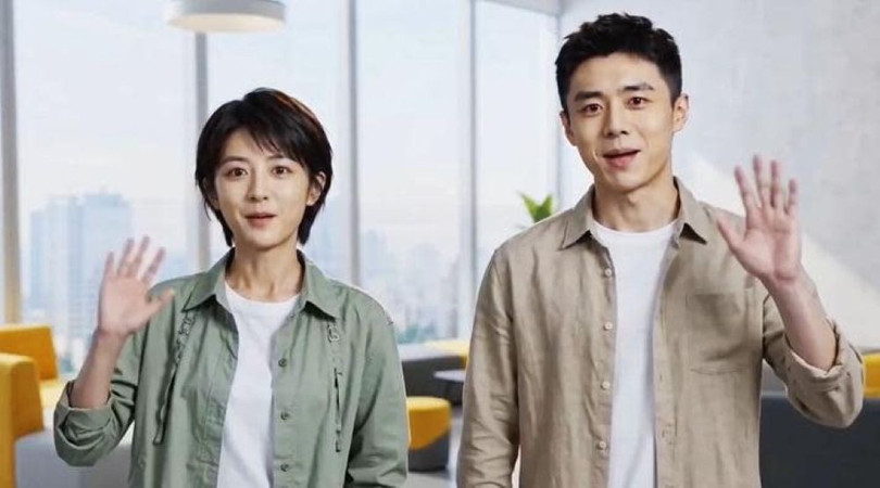 Hai diễn viên AI đầu tiên của Trung Quốc sẽ đóng vai chính trong một bộ phim truyện. Ảnh: Sina.