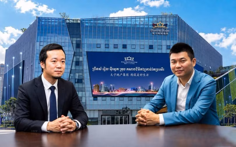 Trần Chí (Chen Zhi) và Hồ Tiểu Vĩ (phải) - hai kẻ cầm đầu Prince Group đều đã bị sa lưới. Ảnh: HK01.
