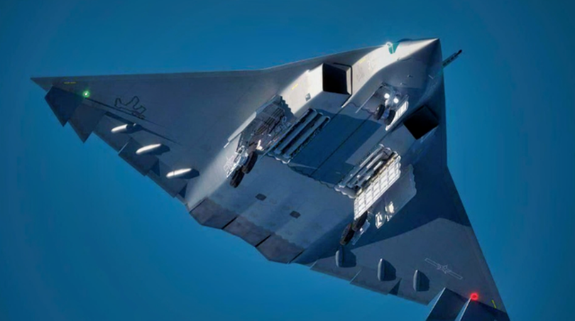 Tiêm kích thế hệ thứ sáu J-36 đã có tên gọi "Văn Diêu" mang tính biểu tượng cao. Trong ảnh: J-36 mở nắp khoang vũ khí trong thân. Ảnh: QQnews.