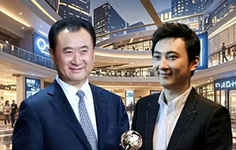 Hai cha con Vương Kiện Lâm, Vương Tư Thông khi đang ở đỉnh cao danh vọng và tiền bạc. Ảnh: Nanfang.