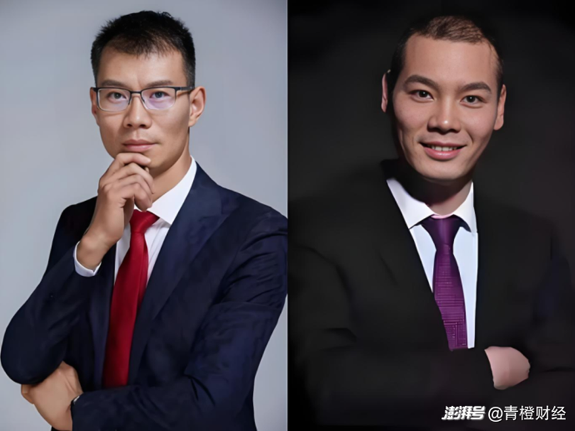 Hai anh em chủ nhân Mixue Trương Hồng Siêu (trái) và Trương Hồng Phủ. Ảnh: Thepaper.